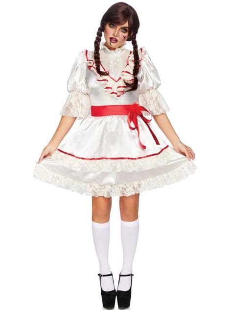 Annabelle Doll Halloween Costume Womens Haunted Doll Costume