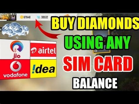 Free fire diamonds allow you to unlock weapons, pets, skins and various other items in the free fire store. How To Purchase Diamonds Using SIM Card 's Balance | Free ...