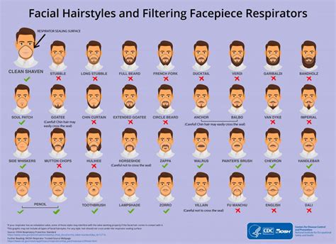 Cdc’s Facial Hair Guide For Health Workers Resurfaces More Than Two Years Later The Washington