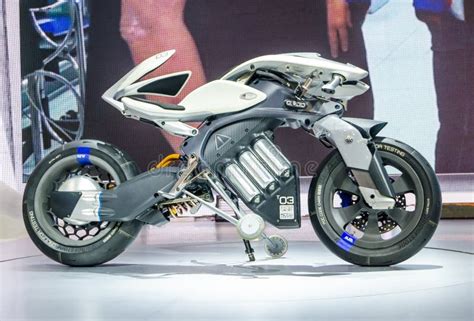 Yamaha T03 Electric Motorcycle Concept For Future Motorbike At Bangkok