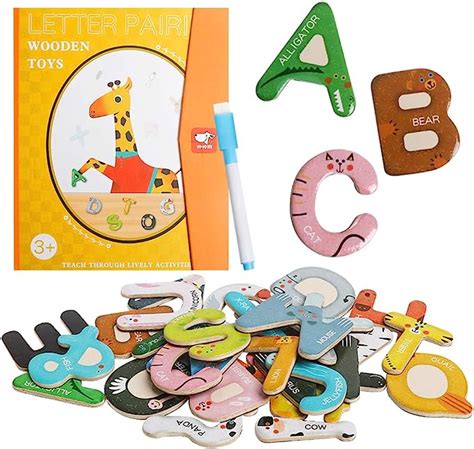 Usatdd Jumbo Magnetic Animals Alphabets With Board