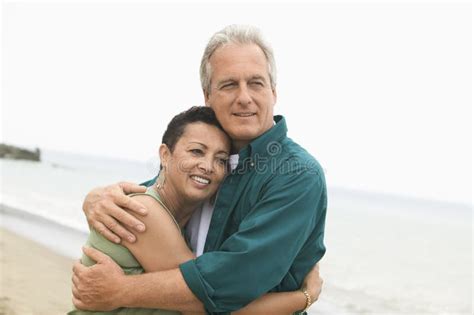 Couple Embracing Outdoors Stock Image Image Of Horizontal 30839633