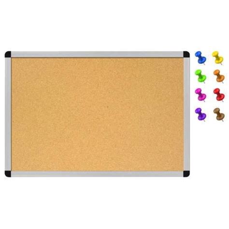 Shree Ji Brown Notice Pin Board Frame Material Aluminium Board Size