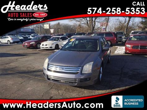 Used 2007 Ford Fusion Se For Sale In Mishawaka In 46545 Headers Auto Sales