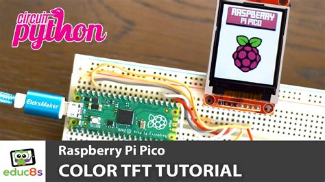 Raspberry Pi Pico ST7735 Display Tutorial CircuitPython YouTube