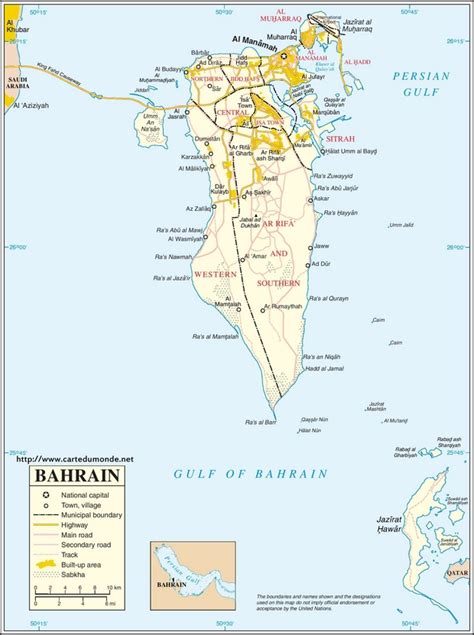 Viamichelin vous propose les cartes michelin bahreïn, à des échelles de 1/1 000 000 à 1/200 000. Carte Bahreïn, Carte pays Bahreïn