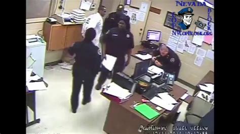 Alabama Prison Guard Beating Handcuffed Inmate While Two Good Cops