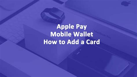 Apple pay is an undoubtedly convenient and easy way to pay for purchases using just your iphone, and apple pay securely holds a credit card or debit card that has been added. Apple Pay Mobile Wallet - How to Add a Card - AskCyberSecurity.com | Mobile wallet, Cards, Ads