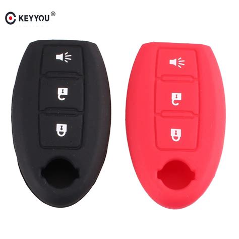 How to start nissan qashqai with dead key fob battery. KEYYOU Silicone Rubber Car Key Fob Cover Case Shell For ...
