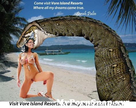 Sarah Palin Fakes Vore Resorts Islands From Island Of Ryona Vore Monster View Photo