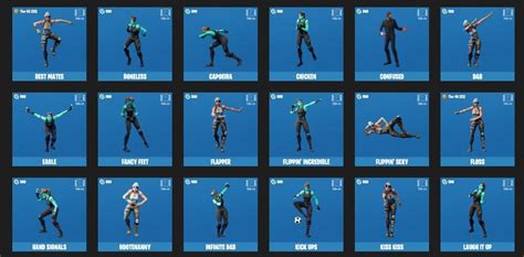 Fortnite Dances And Emotes Cosmetics List All Available Emotes My Xxx Hot Girl