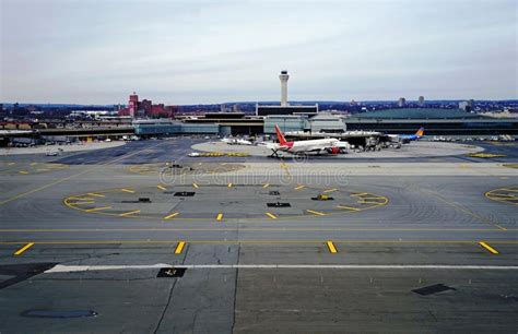 Aerial View Of The Newark Liberty International Airport