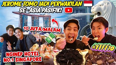 Jerome Tomo Jadi Perwakilan Indonesia Di Youtube Asia Pasifik Nginep Di Hotel No Singapore