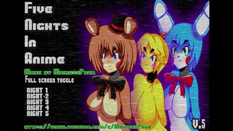 FNaF HENTAI Five Nights In Anime Download Deutsch German Let S Play FNaF Fangame YouTube