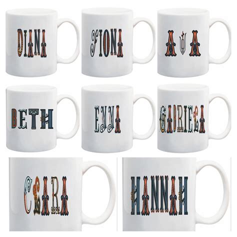 Custom Name T Mugs Personalized Coffee Mug Etsy