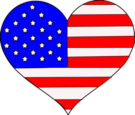 284 American Flag Heart Svg Free Svgpngeps And Dxf File Include