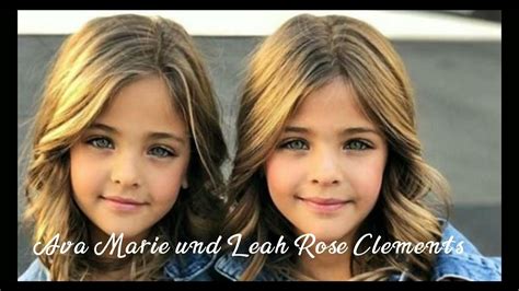 Die Schönsten Zwillinge Der Welt Ava Marie Und Leah Rose Clements