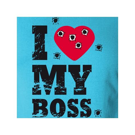 T Shirt Coup De Coeur I Love My Boss Avomarks