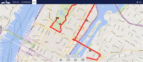 Maps Mania New York Marathon Map