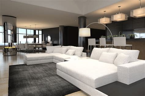 35 Awesome Contemporary White Living Room