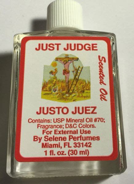 Just Judge Oil Justo Juez Botánica La Luz Divina
