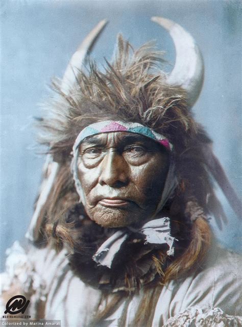 Bull Chief An Indian Warrior From The Apsaroke Tribe The Photo Was