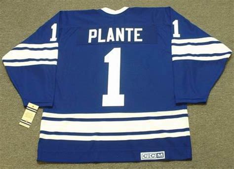 Jacques Plante Toronto Maple Leafs 1970 Ccm Vintage Throwback Nhl