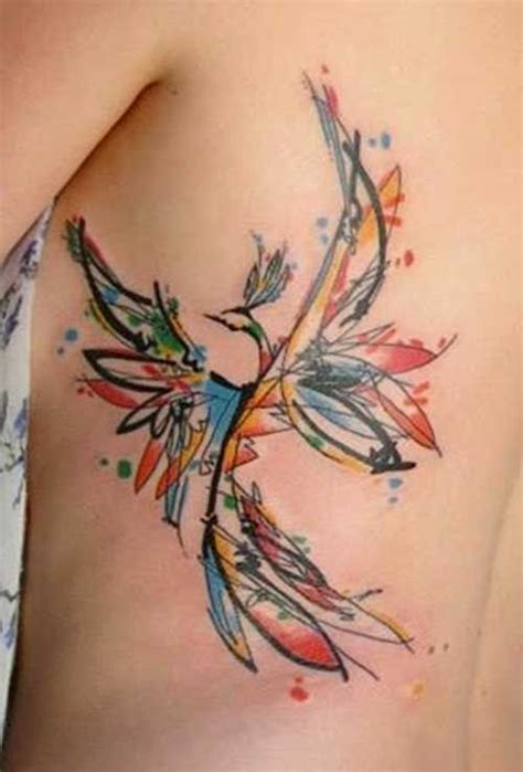 Watercolor Tattoo Phoenix Watercolor Tattoos 500×738