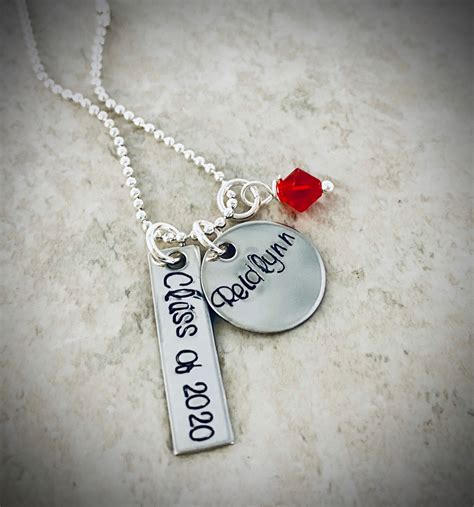 Personalized Graduation Necklace Graduation T For Her Class Of 2021