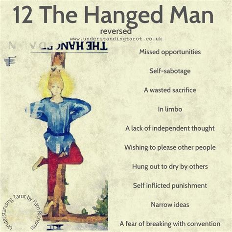 The Hanged Man Reversed Artofit