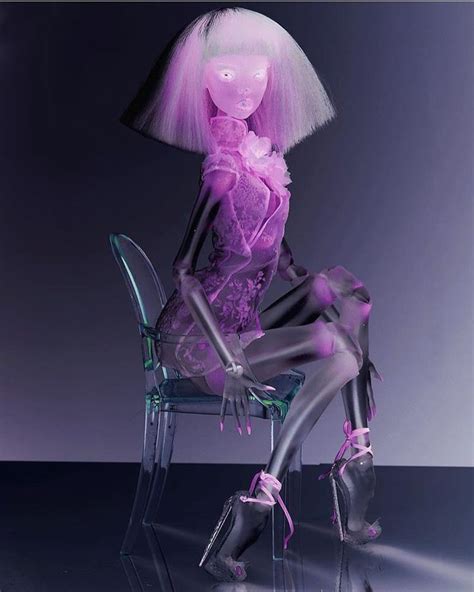 magic purple phantom 🔮 new art doll sculpture by popovysisters new photography release