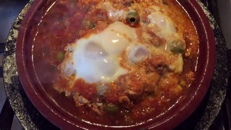 The Best Moroccan Chicken Mince With Eggs Tajine Youtube