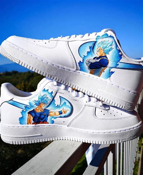 These custom shoes each feat… Goku vs Vegeta Dragonball Air Force 1s Rate these! Cop or ...
