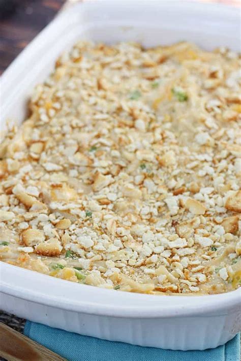 Mix macaroni, mushrooms and rest of ingredients in a 6 cup (1.6 l) buttered casserole. Cheesy Shrimp Casserole - Mostly Homemade Mom