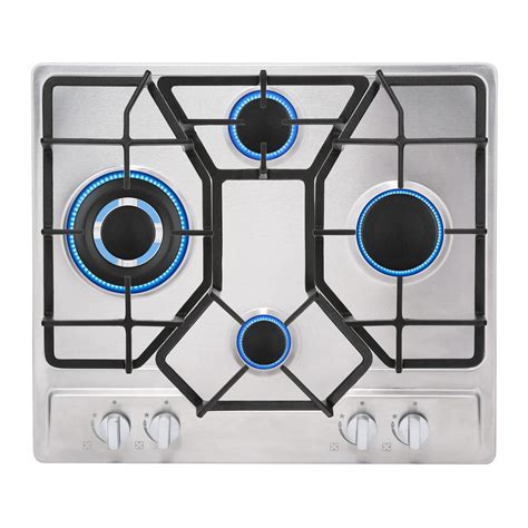 Empava 24 Stainless Steel 4 Italy Imported Sabaf Burners Stove Top Gas