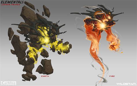 Elementals Creatures Johnson Truong Concept Art Characters