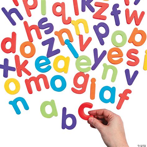 Magnetic Letters Lowercase Letter Set Oriental Trading