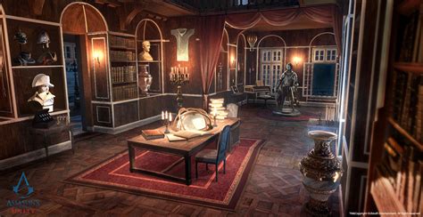 Artstation Explore Assassins Creed Unity Trophy Rooms Old Mansion