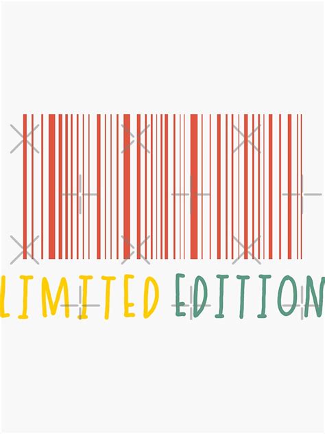Limited Edition Barcode Sticker By Billelrkm Redbubble