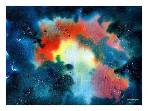 Original Watercolor Nebula