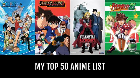 My Top 50 Anime By Reiyu Anime Planet