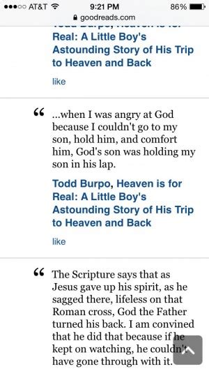 You don't have to save the world, todd. Heaven Is For Real Quotes. QuotesGram