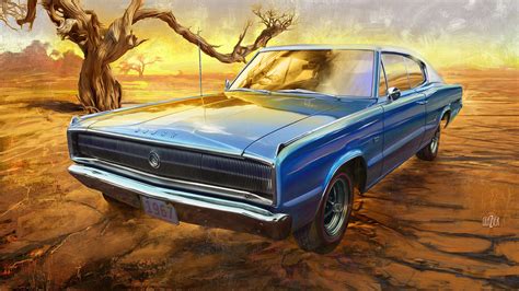 American Muscle Car Paintings On Behance