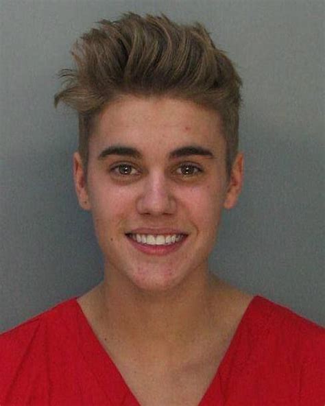 Justin Bieber Mugshot For DUI The Singer Was Arrested And Charged With