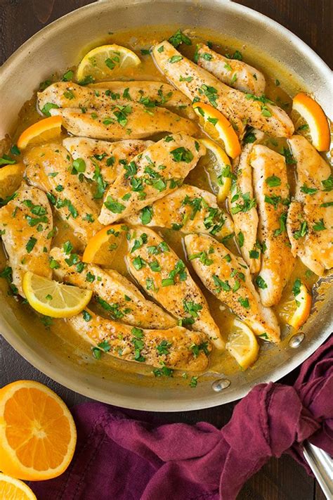 When you're looking for a main that is impressive enough to serve to guests but easy enough to make on a. Skillet Citrus Chicken Tenders - Cooking Classy