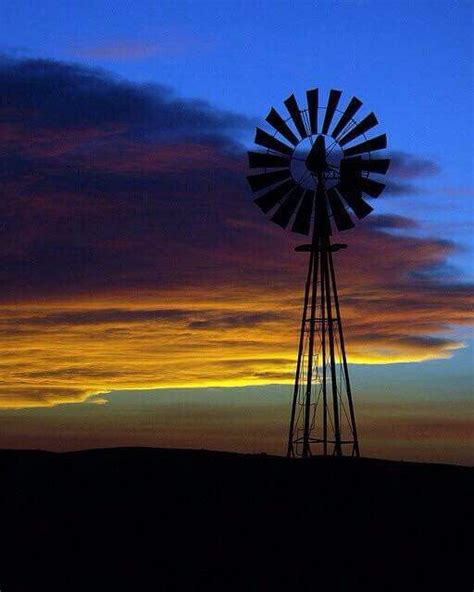 Country Sunset Farm Windmill Windmill Water Windmill Pics Old