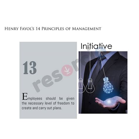 Henry Fayols 14 Principles Of Management Initiative Template 01
