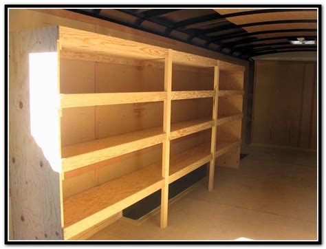 Enclosed Trailer Shelving Systems