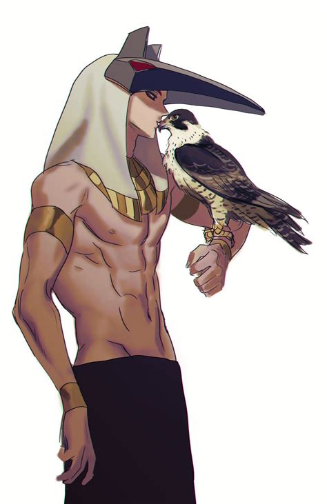 제진 on Twitter 엔네아드 호루세트 Egyptian Man Anime Egyptian Character Concept Character Art