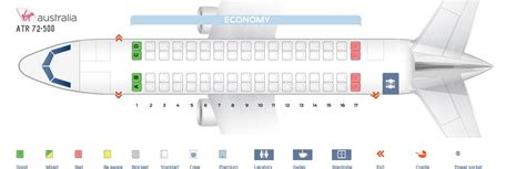 Atr 72 Aircraft Seating Plan